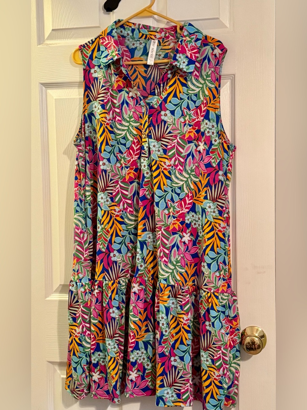 Dear Scarlett Sleeveless Printed Dress